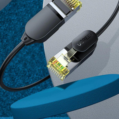 Ugreen UG80414NW149TK 0.5M 10Gbps màu đen cáp mạng CAT7 siêu mỏng nhỏ 0.38mm - HÀNG CHÍNH HÃNG
