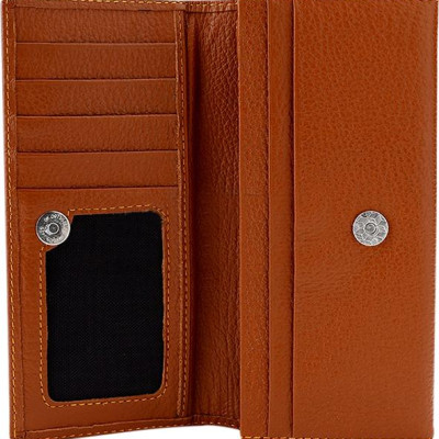 Ví Nữ Huy Hoàng HT3119 (9 x 18.5 cm) - Nâu