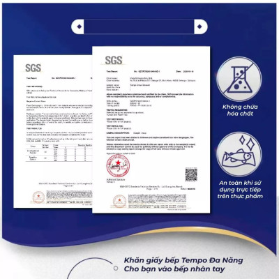 Lốc 4 Cuộn Khăn Giấy Bếp Đa Năng