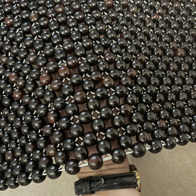 Chiếu Hạt Gỗ Mun Cao Cấp - Kích Thước 2,2mx2m ( video , hình thật ) 