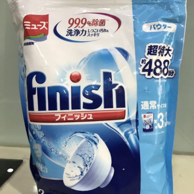 Combo Bột Rửa Bát Finish Nhật 2,2kg + Bóng Finish 400ml + Muối Finish 1,2kg