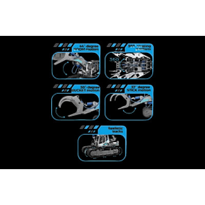 BYJARDA - GC0103 - Xe Nâng Gỗ Thủy Lực (128 Chi Tiết)