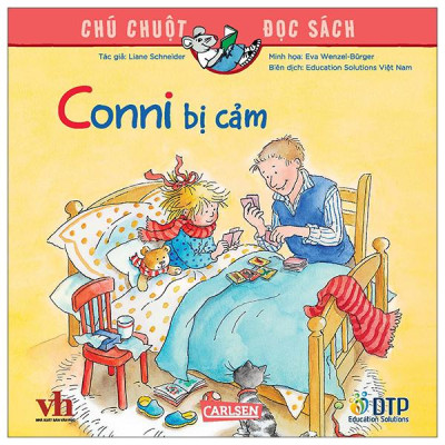 Sách - Chú Chuột Đọc Sách - Conni Bị Cảm