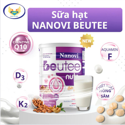 MUA 5 TẶNG 2 sữa hạt Thuần chay Nanovi Beutee 900g - 25 loại hạt bổ sung Canxi, dinh dưỡng từ đạm thực vật