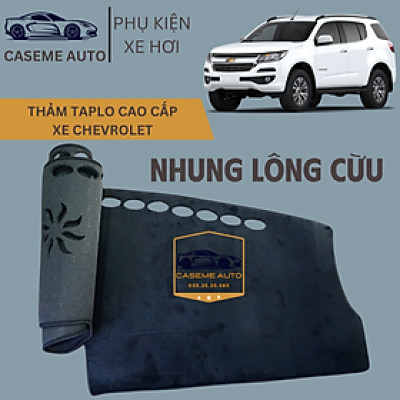 [CHEVROLET] Thảm Taplo 3 Lớp Dành Cho Các Xe Hãng CHEVROLET, Nhung Lông Cừu Cao Cấp - Hàng Chính Hãng