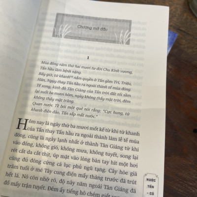 TRÚC THƯ DAO 1 – NƯỚC TẤN – CÓ NÀNG TÊN THẬP – Văn Giản Tử – Tố Hinh dịch – Nhã Nam – NXB Hà Nội (Bìa mềm)
