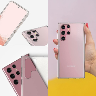 Ốp lưng trong suốt cho Samsung S24 Ultra | Galaxy S24 | S24+ | Galaxy S24 Plus Likgus Crashproof giúp chống sốc và chịu mọi va đập- Hàng chính hãng