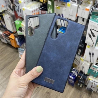 Ốp lưng Sulada da cho Samsung S23 Ultra/ Plus/ S22/ S22 Plus/ S22 Ultra viền dẻo chống sốc cao cấp - Hàng chính hãng