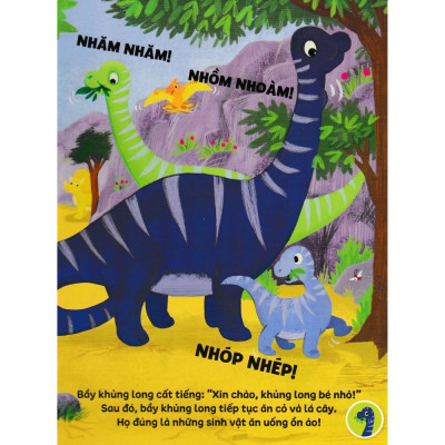 Những chú khủng long vui vẻ - Âm Thanh Vui Nhộn - Sách Âm Thanh Tân  Việt