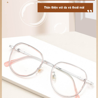 KAVI 201 - Kính Chống Ánh Sáng Xanh Gọng Titanium Mắt Kính Siêu Trơn Chống Bám Nước