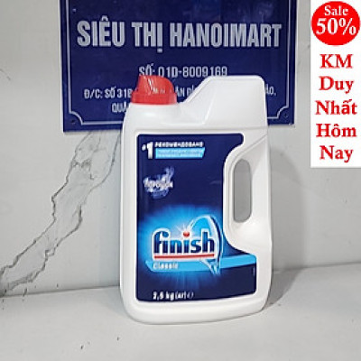 Bột rửa bát Finish 2.5kg + Tặng viên Finish Nhật