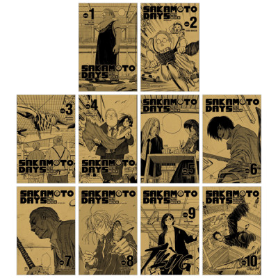 Sách - Combo Manga - Sakamoto Days: Tập 1 - 10 (Bộ 10 Tập)