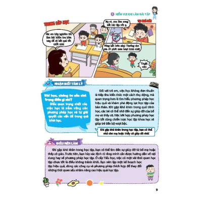 Sách - Truyện Tranh Tâm Lý Học Đường - Bí Quyết Học Tập Bứt Phá - Minh Thắng