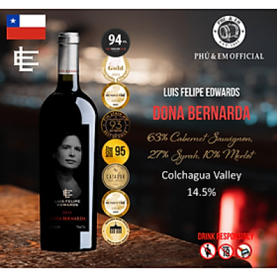 Rượu Vang Đỏ Chile Luis Felipe Edwards Dona Bernarda