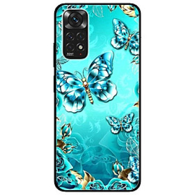 Ốp lưng dành cho Xiaomi Redmi Note 11 4G - Bướm Pha Lê