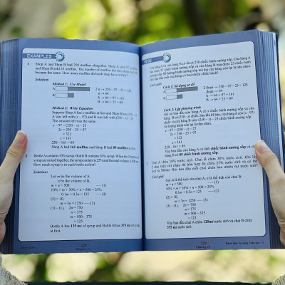 Combo sách Đánh thức tài năng toán học 5 và 50 thủ thuật toán ( 2 cuốn ), sách kiến thức toán học lớp 5 lớp 6 - Hiệu sách Genbooks