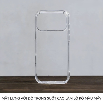 ốp lưng chống sốc trong suốt cho iPhone 17 Pro Max / 17 Air / 17 Pro / 17 hiệu Likgus Lin - Chống sốc 2m, túi khí ẩn 4 góc, chống va đập, độ trong full HD - Hàng nhập khẩu