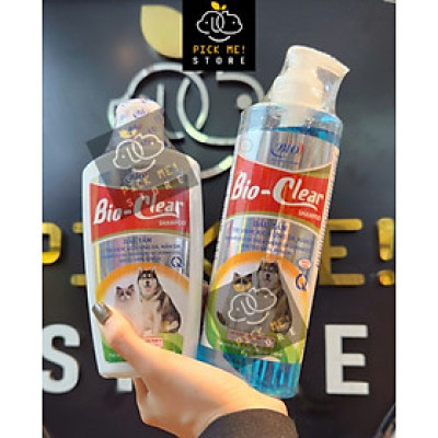 Sữa Tắm Bio Clear - Hỗ Trợ Viêm Da, Kích Ứng Da, Nấm Da Mượt Lông cho Chó Mèo