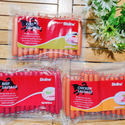 Xúc Xích Dinh Dưỡng BIOLINE Cho Chó Mèo Gói 30 Thanh