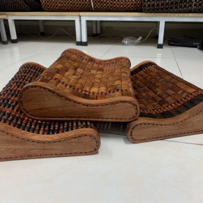 Gối Hạt Gỗ Hương Cao Cấp - Gối Công Thái Học ( video , hình thật )