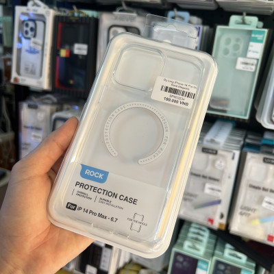 Ốp lưng dành cho  iPhone 14 Pro Max Rock hỗ trợ sạc không dây- Hàng chính hãng