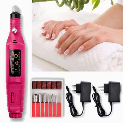 Máy mài nail YQ100 làm móng chuyên dụng, 6 đầu tháo lắp dễ dàng tốc độ mạnh mẽ - Hàng chính hãng