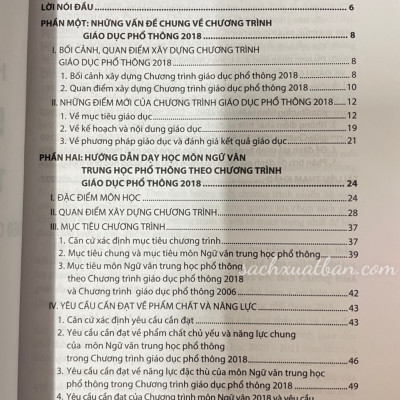 Sách Hướng Dẫn Dạy Học Môn Ngữ Văn Trung Học Phổ Thông Theo Chương Trình Giáo Dục Phổ Thông Mới