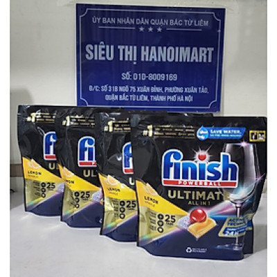 Viên rửa bát Finish Quantum Ultimate 100 viên loại cao cấp nhất nhập khẩu Chính Hãng