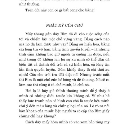 Văn Học Cổ Điển - Con Bim Trắng Tai Đen (Tái Bản 2023)