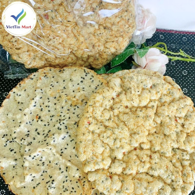 Bánh Tráng / Bánh Đa Nướng Muối Ớt Túi 5 Cái VietTin Mart