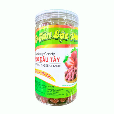 KẸO DÂU TÂY TÂN LỘC PHÁT COMBO 1KG - MỖI HŨ 500G