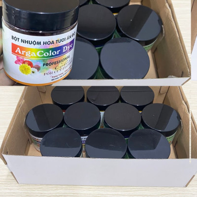 Thuốc Bột Nhuộm Hoa Tươi  màu thực phẩm Ấn Độ (Combo 3 hộp tùy màu) giúp đổi màu hoa cắt cành (1 hủ pha 12L nước màu)