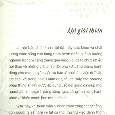 Hiểu Và Ứng Dụng Nhanh Nguồn Cảm Hứng Sống Vui Khoẻ Và Thanh Thản Mỗi Ngày - Phương Pháp Thư Giản - Dr Sarah Brewer; Duyên Nguyễn dịch