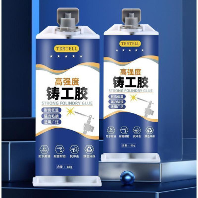 Keo Hàn Nối Sắt Thép Kim Loại Tertell Tuýp 85G Siêu Cứng Chịu Nhiệt Chống Bong