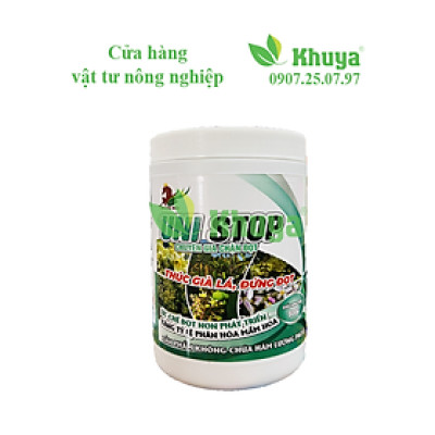 Phân bón lá Hoàng Hải Uni Stop 800gr chuyên gia Chặn Đọt