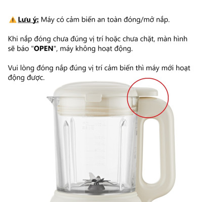 Máy làm sữa hạt Joyoung JSM-135 - Dung tích 1.2L, Công suất 400W, Hẹn giờ, Bản tiếng việt - Hàng chính hãng
