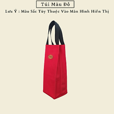 Túi Cải Canvas 2 Lớp Đựng Bình Giữ Nhiệt 1200ml ( Kích Thước 26x10x8cm )