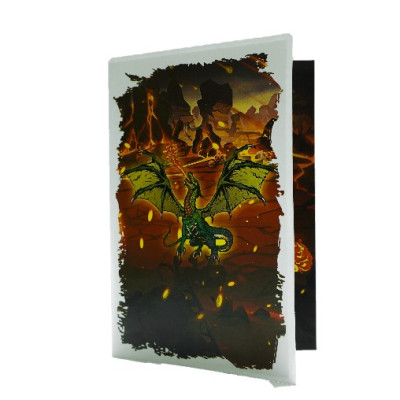 Thiệp 3D Rồng Phun Lửa Huyền Bí – Thiệp Pop Up Độc Đáo, Sáng Tạo, Tặng Sinh Nhật, Game Thủ, Fan Fantasy, A33