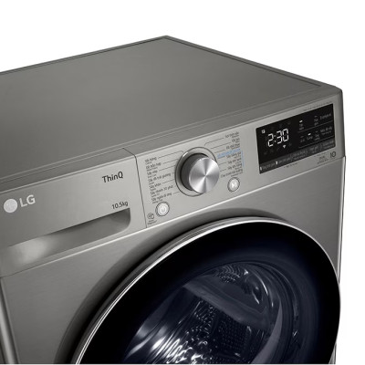 Máy sấy LG DVHP50P DUAL Inverter Heat Pump 10,5kg (xám) - Hàng chính hãng (chỉ giao HCM)