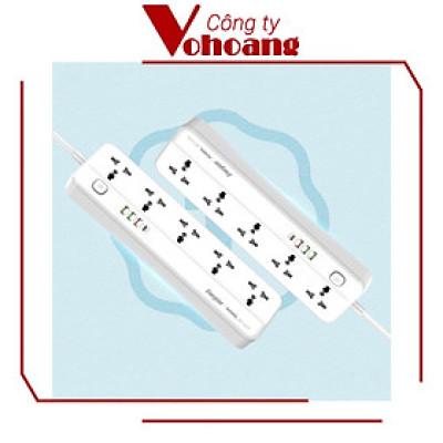 [Mỹ] Ổ cắm điện Energizer đa năng 5AC kèm 3USB-A và 1USB-C sạc nhanh PD (max PD 20W) - Energizer EPB2501EU