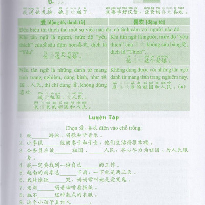 Học Tiếng Hoa Dùng Từ Không Sợ Sai