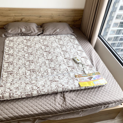 Chăn điện, đệm điện, nệm điện sưởi Hanil hàn quốc chất liệu cotton - Hàng chính hãng (Giao màu ngẫu nhiên)