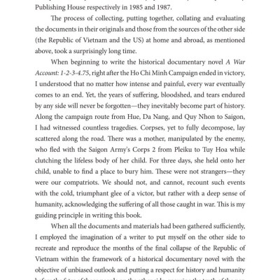  A War Account: 1-2-3-4.75