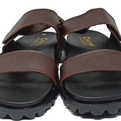 Dép quai hậu nam Huy Hoàng màu nâu HT7792