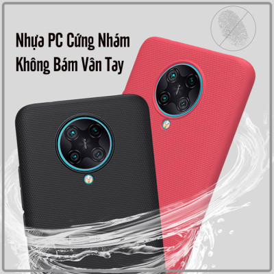 Ốp lưng cho Poco F2 Pro - Redmi K30 Pro - K30 Ultra nhựa PC cứng Nillkin , Vân nhám , chống vân tay - Hàng Nhập Khẩu