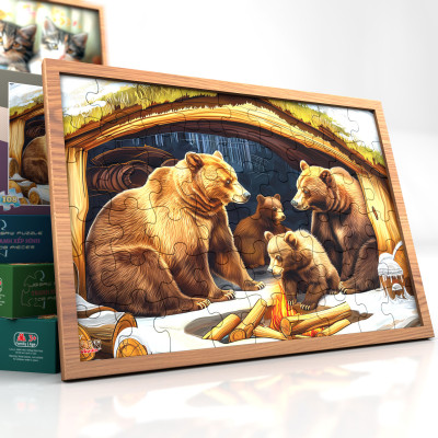 Tranh xếp hình Tia Sáng Sưởi ấm mùa đông ( 108 mảnh)