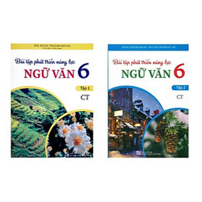 Sách - Combo Bài tập phát triển năng lực Ngữ Văn 6 (Tập 1+Tập 2) - ( CT )