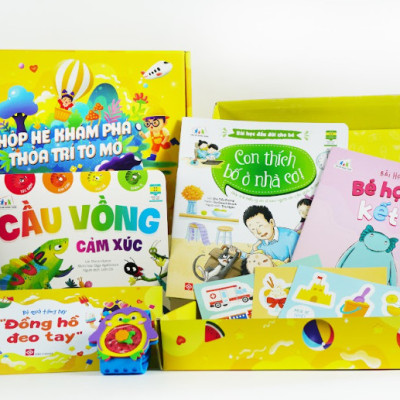 Sách - Hộp hè khám phá, thỏa trí tò mò - Mở ra thấy mua hè cho trẻ từ 3 - 6 tuổi - Đinh Tị Books
