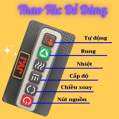 Gối Massage Cổ Vai Gáy Cao Cấp Thế Hệ Mới, Máy Massage Hồng Ngoại 20 bi Đa Chức Năng, Giảm Nhức Mỏi Toàn Thân Hiệu Quả