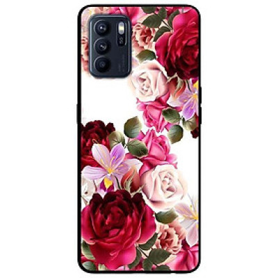 Ốp lưng dành cho Oppo Reno 6 - Reno 6 Z mẫu Họa Tiết Hoa Hồng
